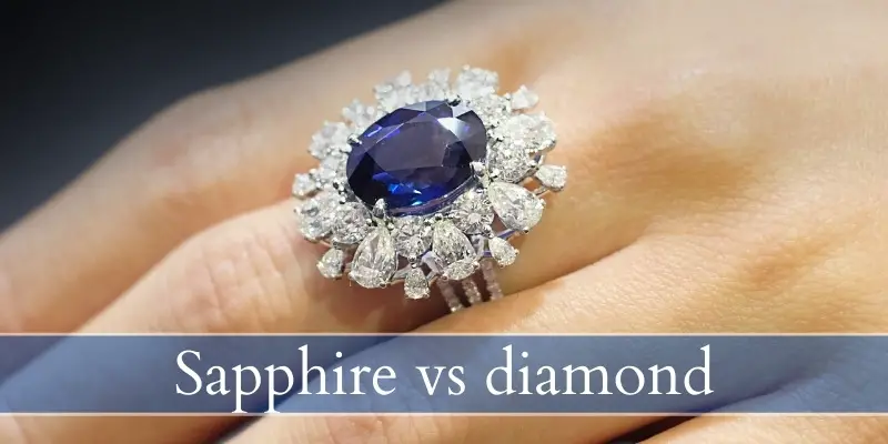 Read more about the article Sapphire VS Diamond – 6 Key Differences To Help You Choose