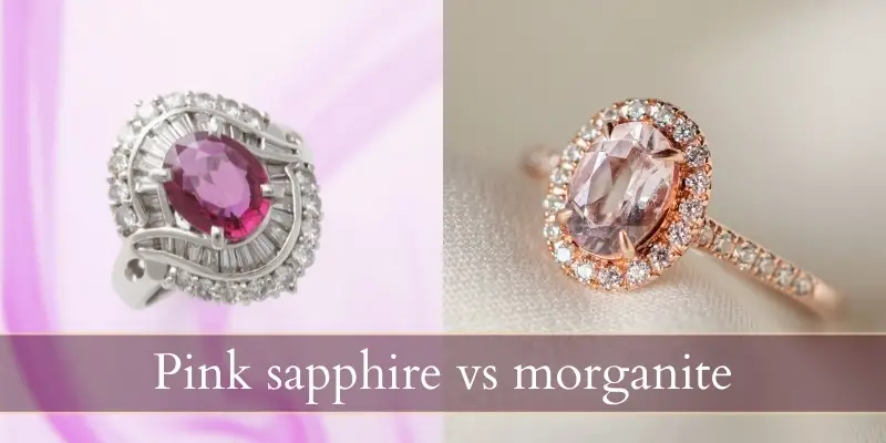 pink sapphire vs morganite