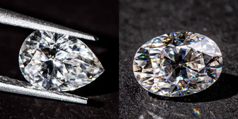 Read more about the article Oval VS Pear Diamond Cut – 6 Differences To Help You Decide