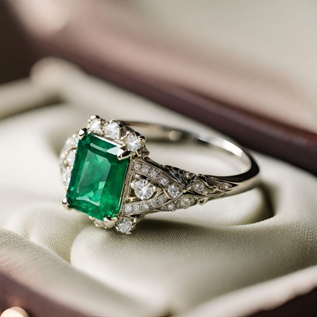 Read more about the article 19 Best Green Emerald Engagement Rings