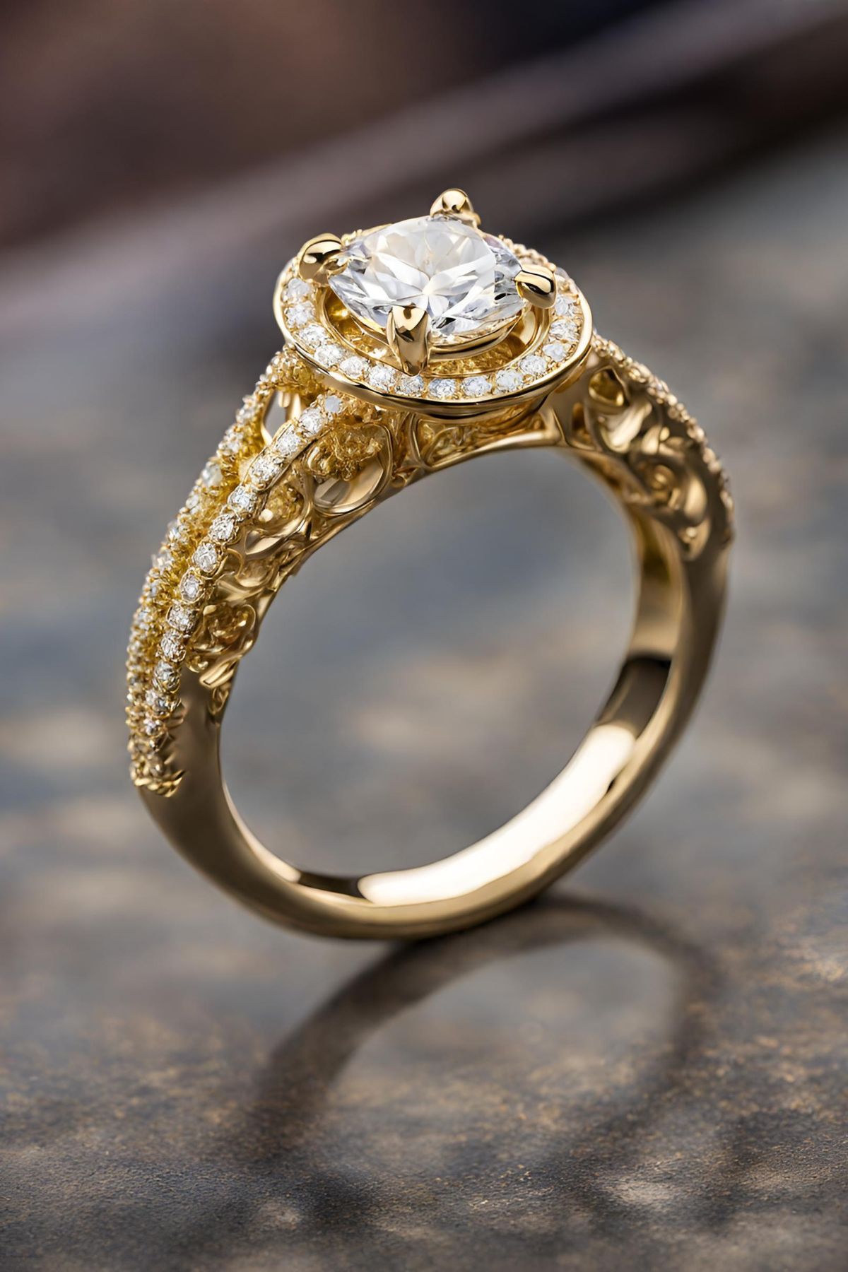 31 Unique Yellow Gold Engagement Rings - Jewelry Material Guide
